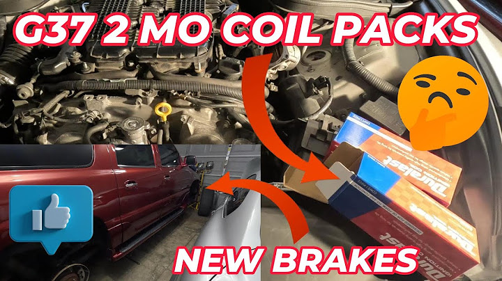 G37 2 MORE COIL PACKS GMC NEW BRAKES