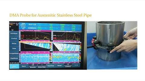 Dual Matrix Array Probe for Austenitic Pipe Welds