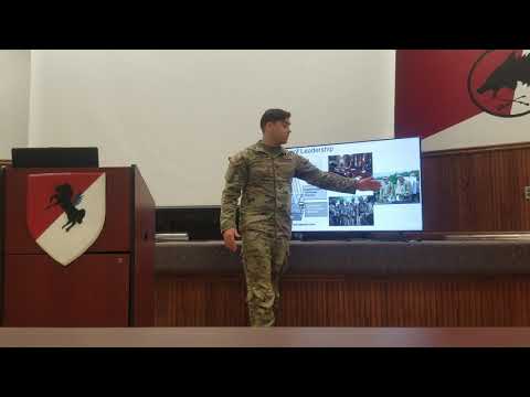 public speaking topics military