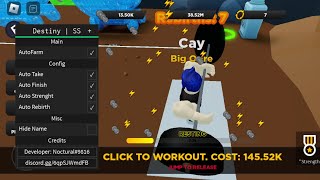 💪⛏️Mine💪⛏️Strongman Simulator OP SCRIPT 200M/SEC (MOBILE,PC)