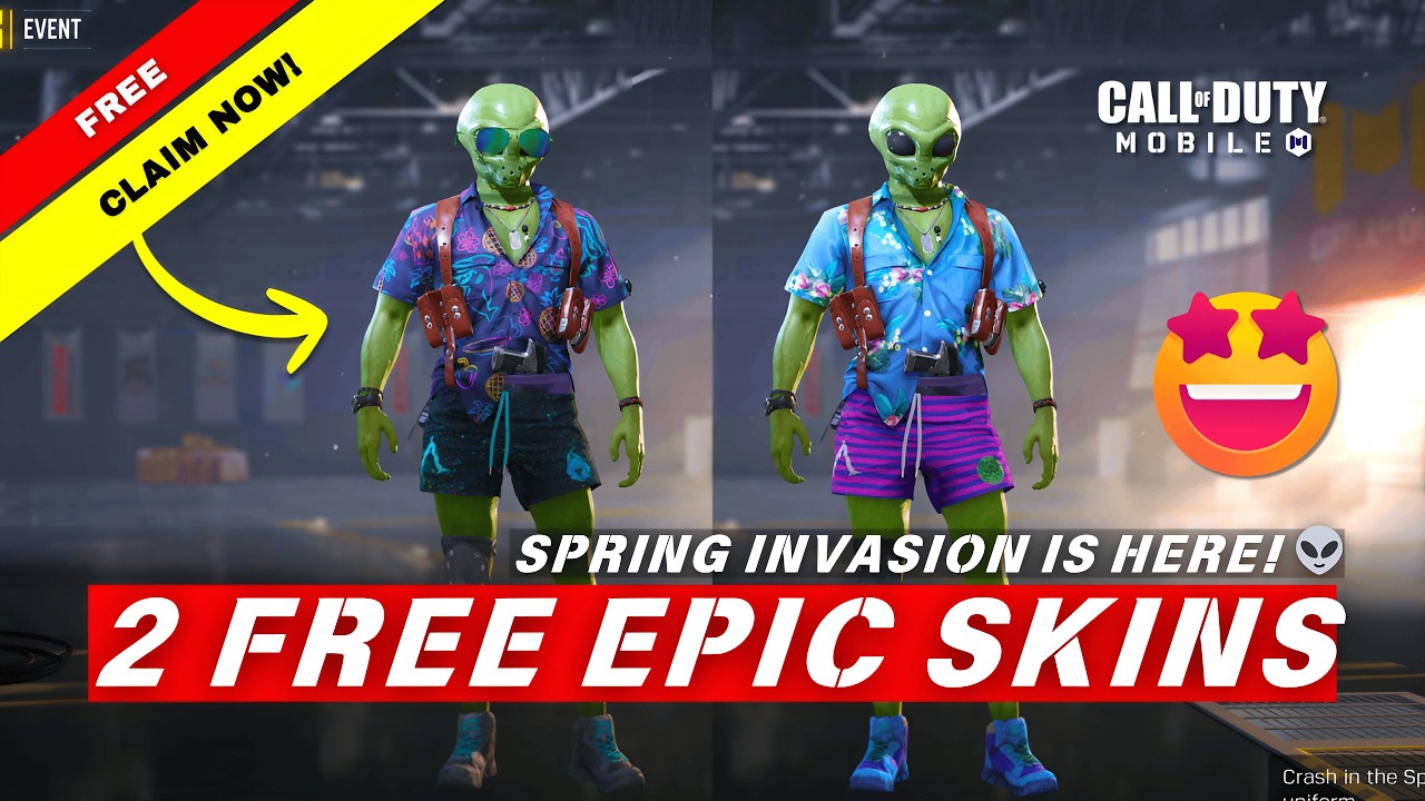 2 FREE EPIC SKINS! 🎁 Spring Invasion Event Guide (CODM) - YouTube