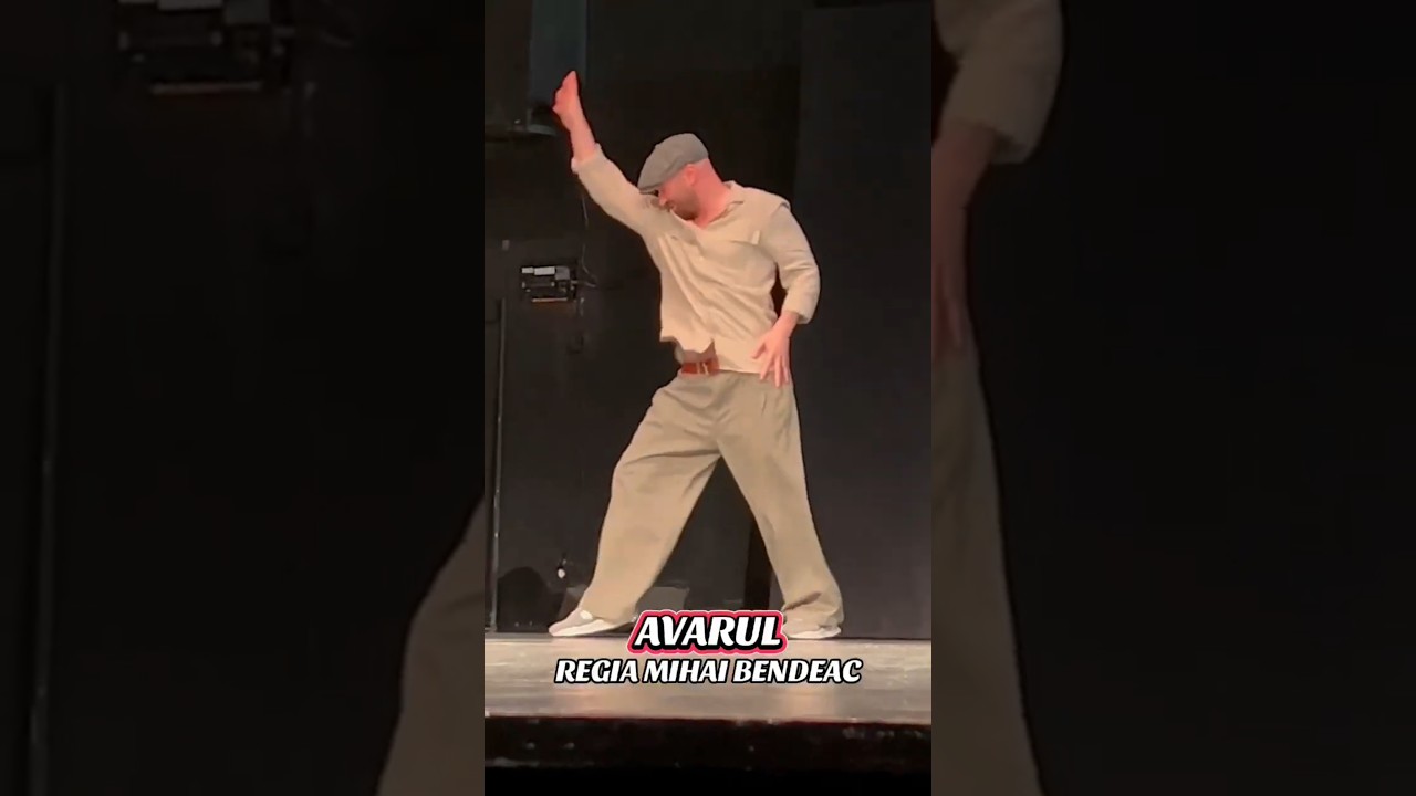 MIHAI BENDEAC la REPETIȚIILE pentru AVARUL cu GEORGE IVAȘCU la Teatrul de Comedie
