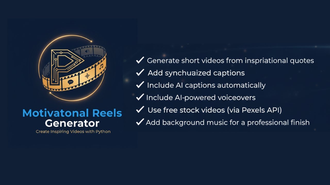 Python Image For A Reel Motivational Reels Generator – Create Auto-Captioned Videos with Python ...