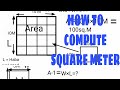 Paano mag sukat ng lupa o square meter / How to Compute land square meter | Kuya Elai