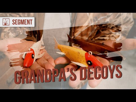 Spear Fishing with Grandpa's Homemade Decoys 