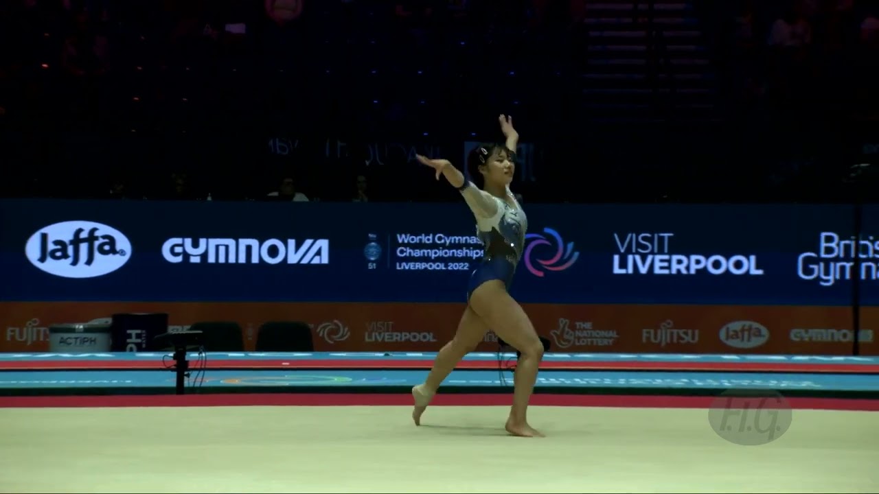 SAKAGUCHI Ayaka (JPN) - 2022 Artistic Worlds, Liverpool (GBR) - Qualifications Floor Exercise