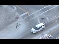 Fleeing Suspect Crashes, K-9 Takes Him Down