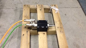 LinMot 3 Phase Linear Motor paired with Rexroth IndraDrive
