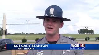 Mississippi Highway Patrol Food Drive