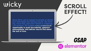 Highlight Text on Scroll with GSAP + Elementor (Split Text Tutorial)