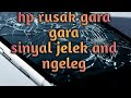 Funny videos/gara-gara sinyal hp pun hancur lebur