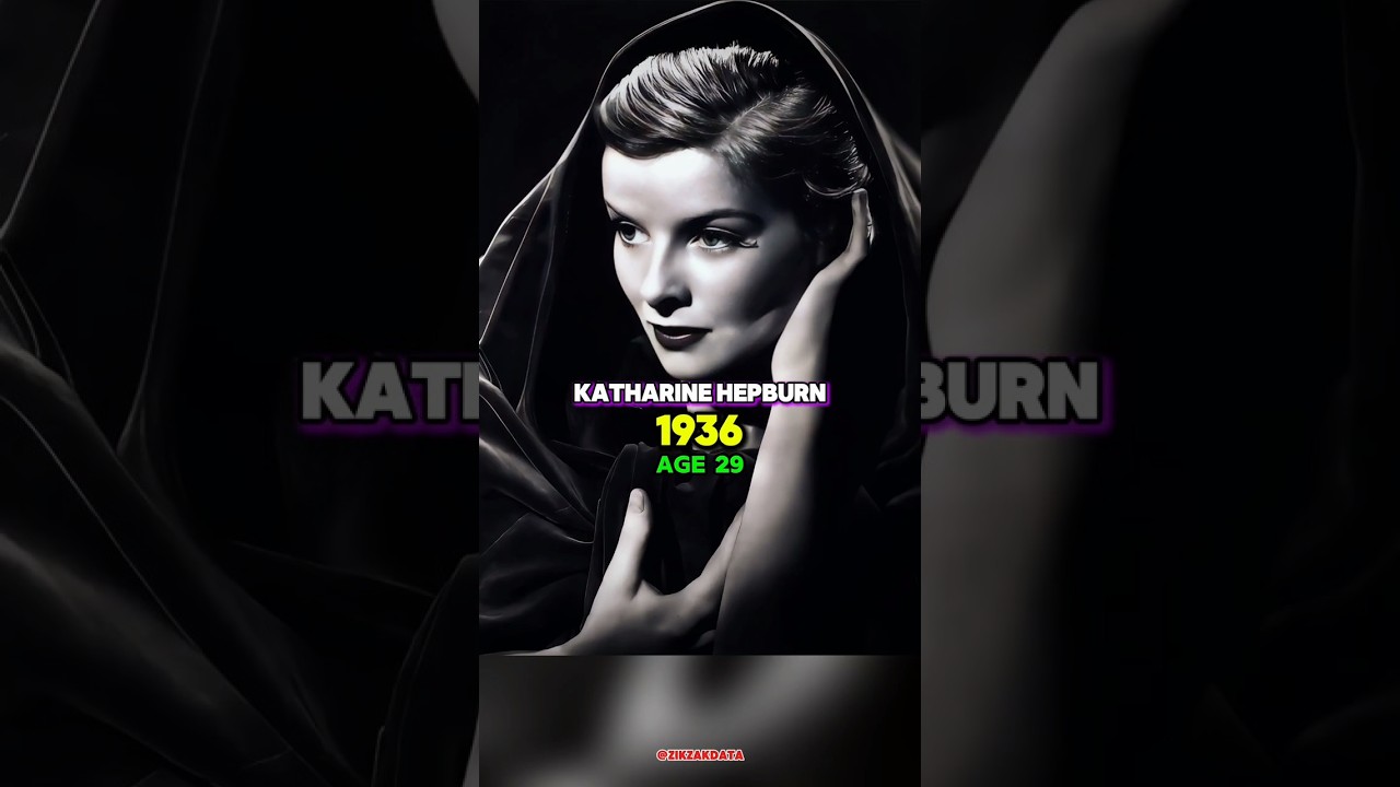 Katharine Hepburn through the years ⭐ (1907-2003) #celebrities #oldhollywoodactress #evolution