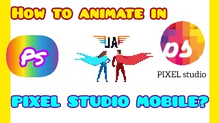 Pixel Studio mobile animation trick | How to draw pixel characters? easy and step by step| #pixelart screenshot 3