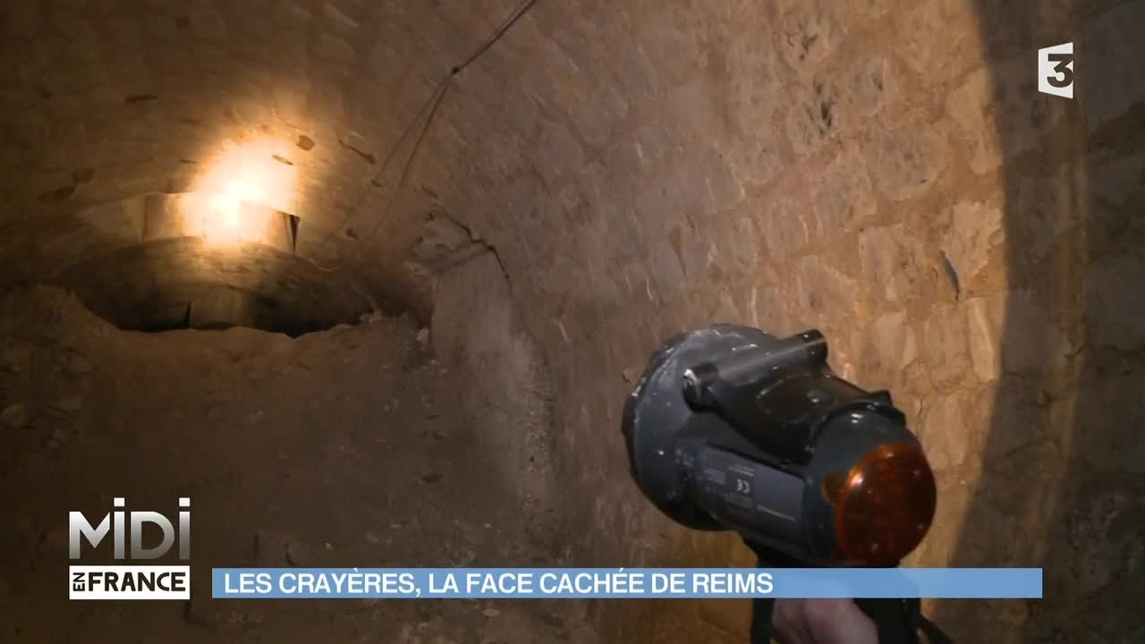 SUIVEZ LE GUIDE : Les crayères, la face cachée de Reims