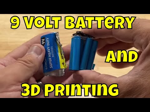 Nine Volt Battery to Arduino Shield with 3D Printed Help