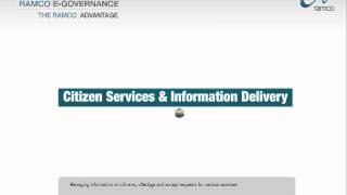 Ramco E-Governance Solution for Innovative Next Generation Enterprise