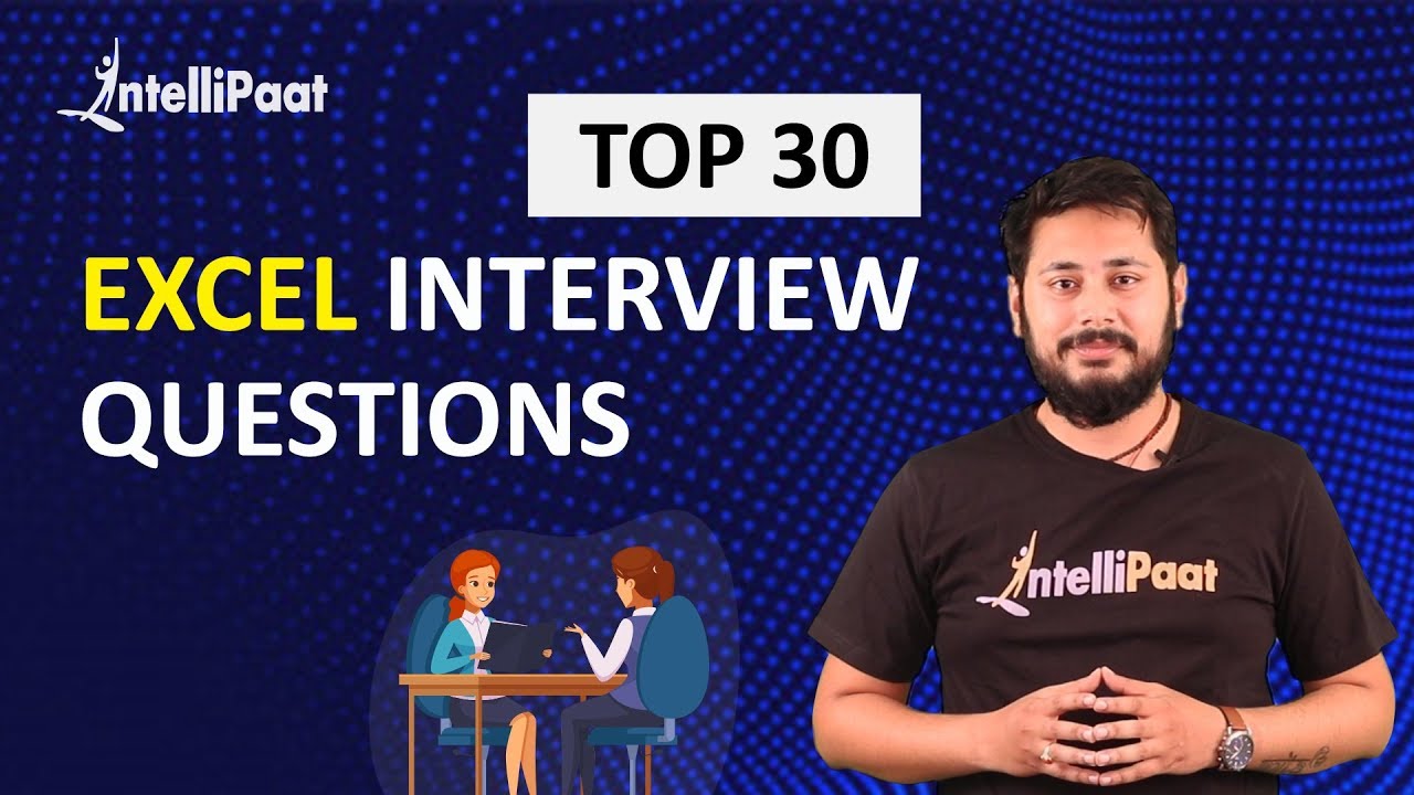 Excel Interview Questions | Excel Job Interview | Intellipaat