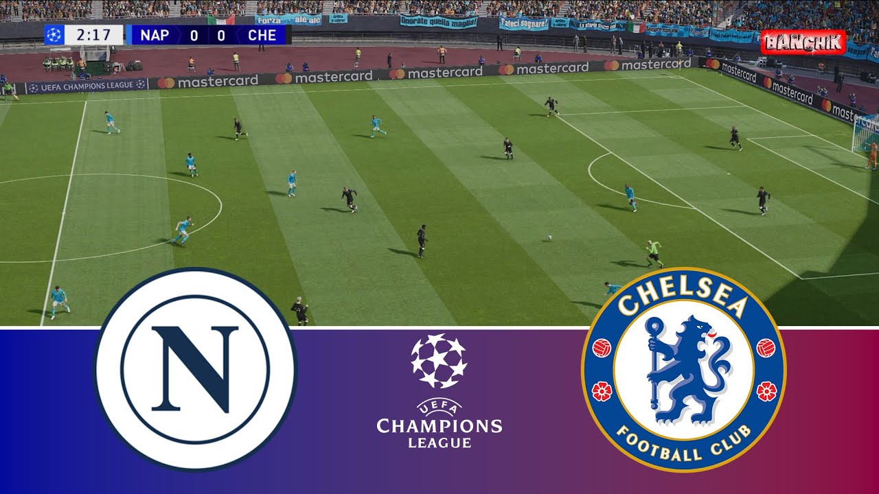 Napoli vs Chelsea - UEFA Champions League 2025/26 | Full Match All Goals | Pes 21 Gameplay