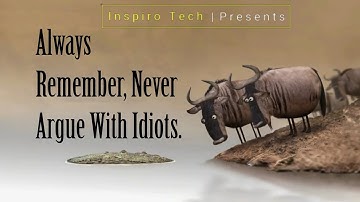 Funny Animation | Never Argue With Idiots | Funny Video | Short Story