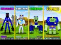Minecraft mutant mobs became police zombie creeper skeleton enderman how to play