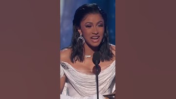 Cardi B Was Speechless When She Won Her Grammy #shorts