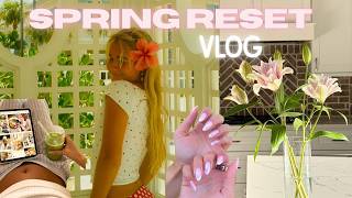 SPRING RESET - scrapbooking, nails, cleaning