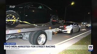 Florida troopers arrest street racing duo for going over 100 mph on SR-82