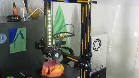 Printing Blink Fox on my Ender 3 Time lapse