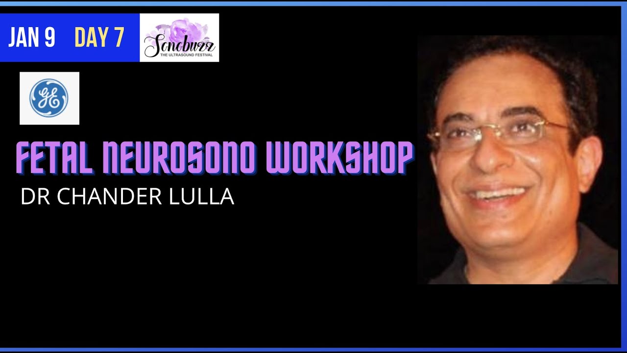 DR CHANDER LULLA |  Basic & Advanced Neurosono Workshop | SONOBUZZ VIRTUAL | GE HEALTHCARE