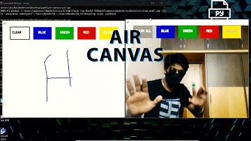 Air Canvas using OpenCV | Python | Air Painting | Draw in Air | With Code