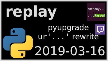replay - pyupgrade learns about ur