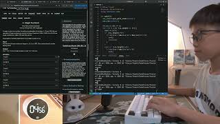 Codeforces | C++ | Rated 900 | HHKB Type-S | real time | no talking | Short 66