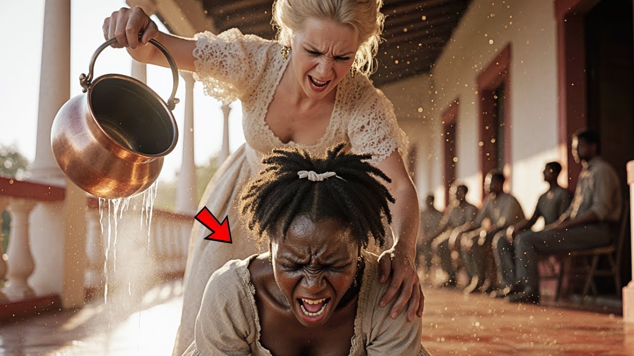 A SINHÁ QUERIA JOGAR ÁGUA QUENTE NA ESCRAVA… MAS O QUE ELA GRITOU FOI SUA VINGANÇA MAIS FORTE!