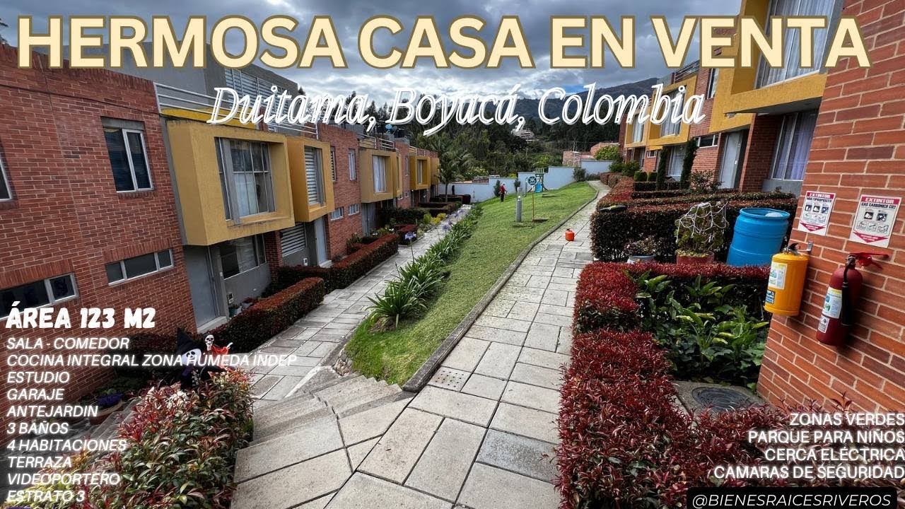 😍 HERMOSA CASA EN VENTA DUITAMA, A 15 MIN DEL CENTRO COMERCIAL INNOVO 🏡
