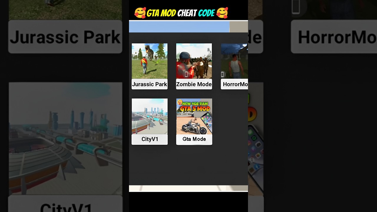 Fainlly ✅ GTA 5 mod cheat code 🤑💥| in indian bike driving 3d 🤯 | 