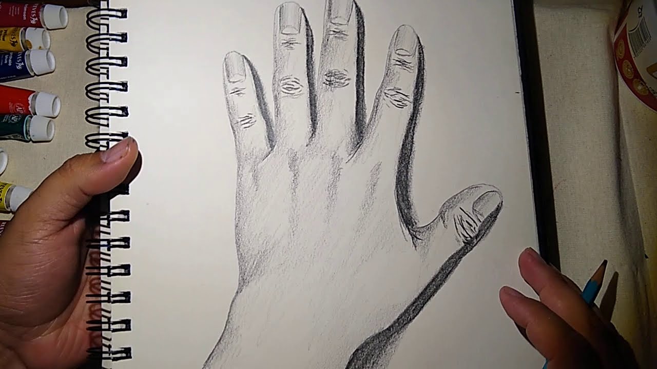 Cómo dibujar una MANO desde CERO realista de manera FACIL!y rapida--- How  to draw hand VERY EASY!!! - thptnganamst.edu.vn