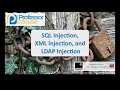 SQL Injection, XML Injection, and LDAP Injection - CompTIA Security+ SY0-401: 3.5