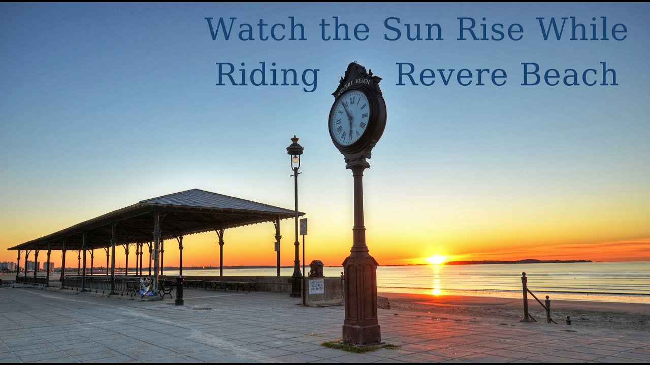 Watch the sun come up while riding on Revere Beach Northbound. Revere, MA. 4k 60fp