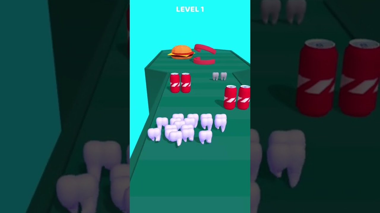 Tooth Run 😁 1 Level Gameplay Walkthrough | Best Android, iOS Games 