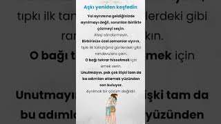 Aşkı Yeniden Keşfedin 😊🤍