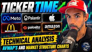 TICKER TIME: META, APPLE, AMAZON, PALANTIR, PALO ALTO, AND MCD !!