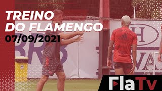 TREINO FLAMENGO - Segue a preparação para o jogo com o Palmeiras
