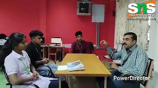 Data Analytical in Infosys | SNS Institutions | Case study video