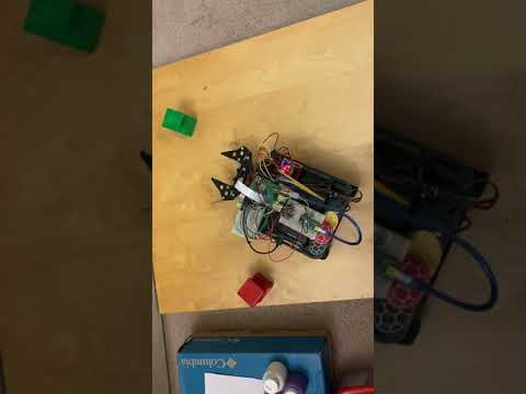 Autonomous Robot Tracking a block in an environment.