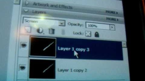 Make a lightsaber in photoshop elements