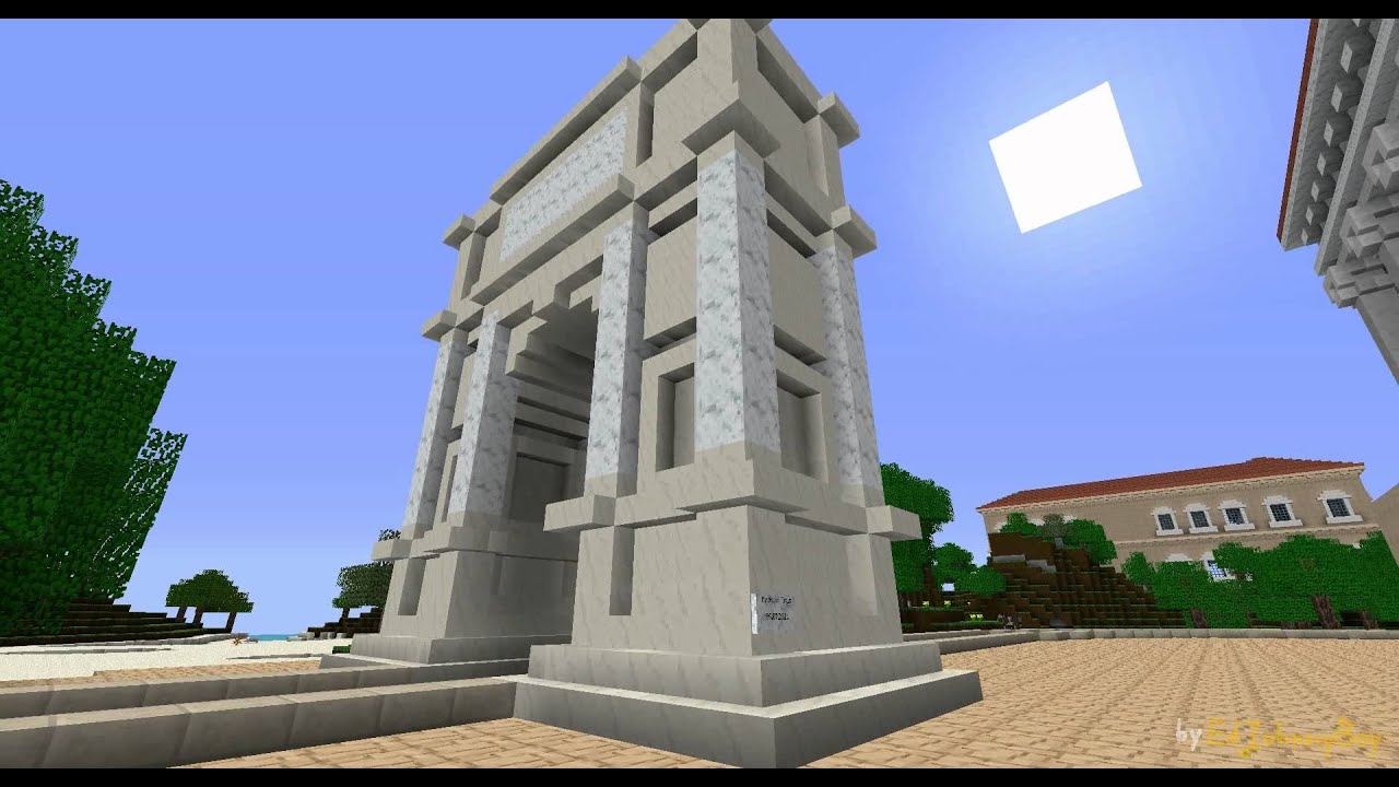Arch of Titus in Minecraft - 16012012 - YouTube