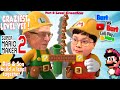 OUR CRAZIEST LEVEL YET! BvBLP Dad &amp; Son Build Together Super Mario Maker 2 Level Co-Op Making Mode
