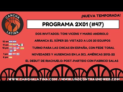 Cancha Latina | 24 de septiembre de 2021