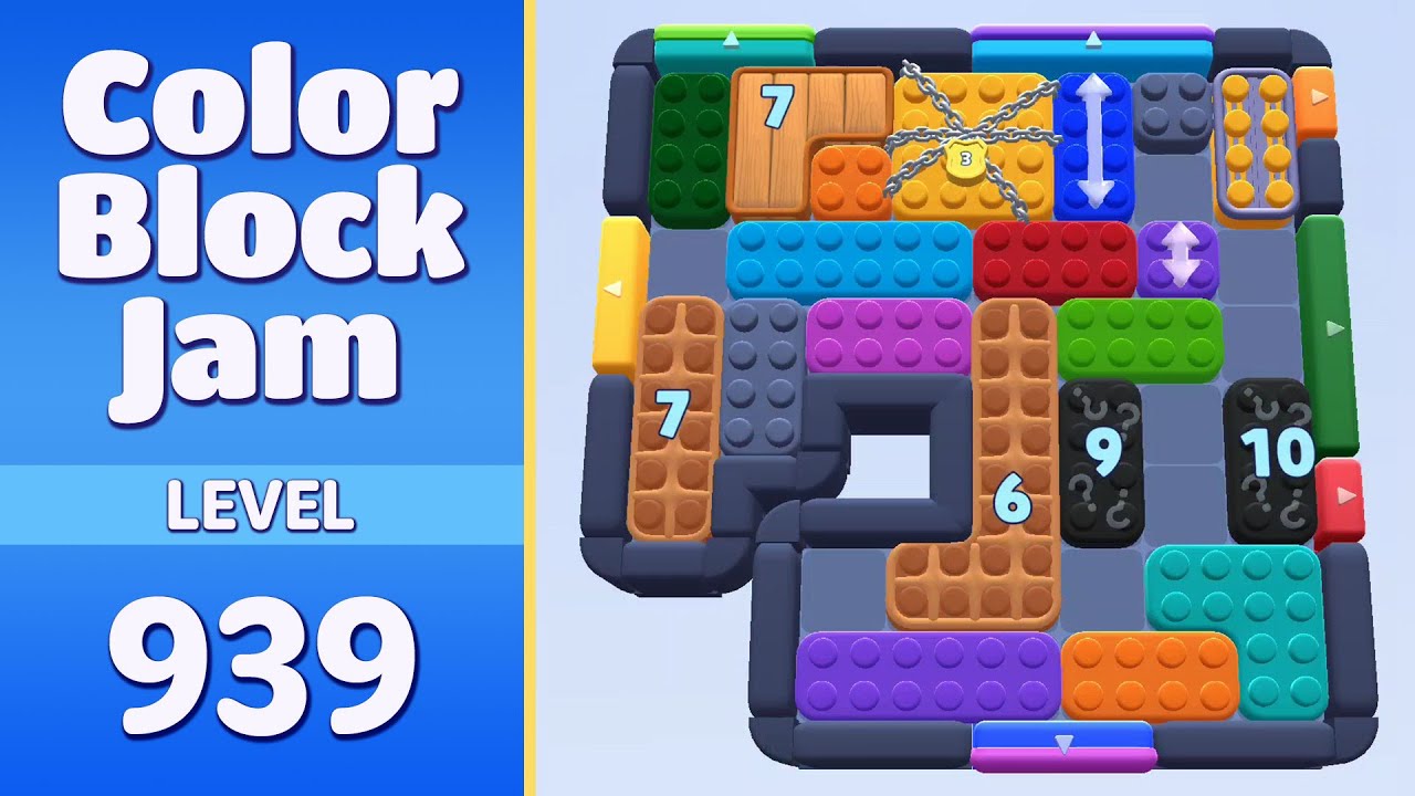 Color Block Jam Level 939 (938) Walkthrough | Complete Solution
