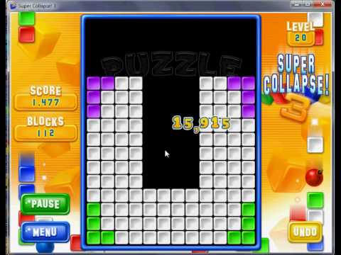 Collapse 3 Super Collapse 3 {Puzzle #20 Red Plus - YouTube